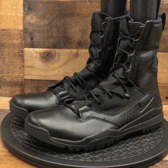 NIKE SFB FIELD 2 TACTICAL 8” COMBAT MENS  SHOES BLACK LEATHER BOOTS SIZE 15 - Picture 1 of 9